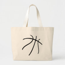 Basketball Leinentasche