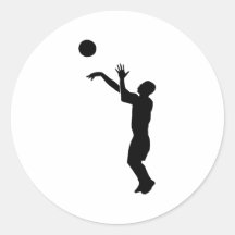 Basketball Runde Aufkleber