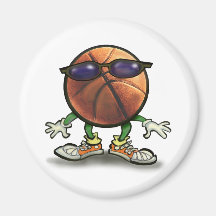 Basketball-Schatten Magnete