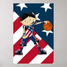 Basketball-Spieler-Plakat