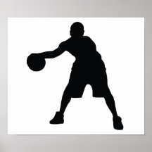 Basketball-Spieler Plakatdruck