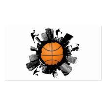 Basketball-Stadt Visitenkarten