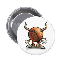 Basketball-Teufel Anstecknadelbuttons