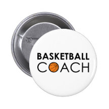 Basketball-Trainer Anstecknadelbutton