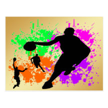 Basketball-Träume Postkarte