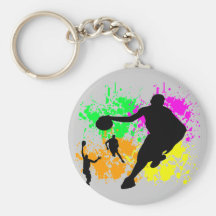 Basketball-Träume Schlüsselbänder