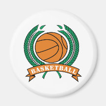 Basketball-und-Internatsschüler Kühlschrankmagnet