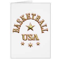 Basketball USA Grußkarten