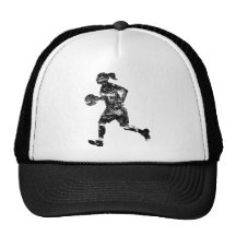 Basketball verwendeter Blick Retro Baseballcaps