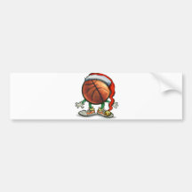 Basketball-Weihnachten Auto Aufkleber