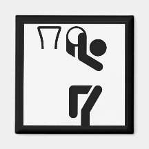 Basketball-Zahl Magnete