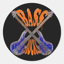 Bass-Felsen Sticker