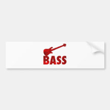 Bass-Gitarre Autoaufkleber