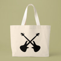 Bass-Gitarre gekreuzt taschen