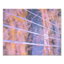 Bass-Gitarre reiht Aufnahmen-Schmutz-Tigerauge auf Photographischer Druck
