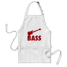 Bass-Gitarre Schürze