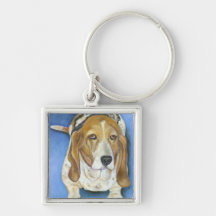 Basset Hound Schlüsselband