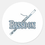 Bassoon Runder Sticker