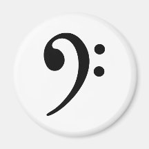 Bassschlüssel Magnets