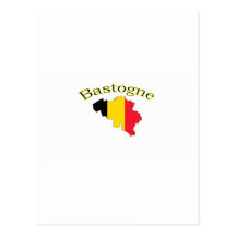 Bastogne, Belgien Postkarte