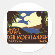 Batavia Java Runder Sticker