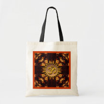 Batik-Feuer-Tasche OM (Om)