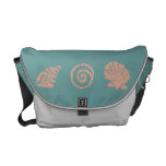 Batikseashell-Trio Communter Tasche Kuriertaschen