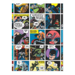 Batman-Comic-Platte 5x5 Postkarte