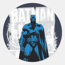 Batman-Comic - Vintages volles - Ansicht Runder Sticker