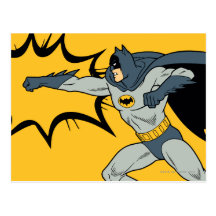 Batman-Durchschlag Postkarte