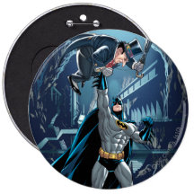 Batman gegen Pinguin Anstecknadel