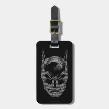 Batman Head Mantra Tag For Bags