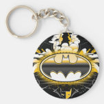 Batman-Logo mit Autos Schlüsselanhänger
