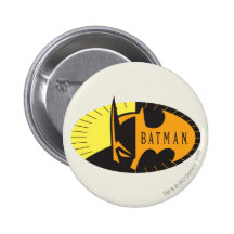 Batman-Silhouette Anstecknadelbuttons