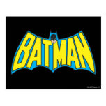 Batman-Vintages Logo 2 Postkarte