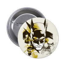 Batmanhaube und -schädel buttons