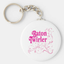 BatonTwirler Wirbel Schlüsselanhänger