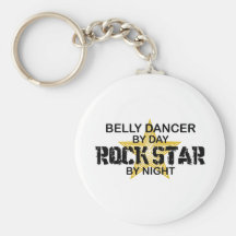 Bauchtänzerin-Rockstar bis zum Nacht Schlüsselband
