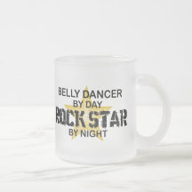 Bauchtänzerin-Rockstar bis zum Nacht Tasse