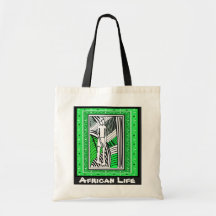 Bauer - Aftrican Kunst Leinentasche