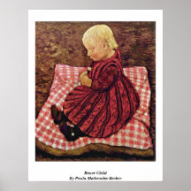 Bauer Kind durch Paula Modersohn-Becker Plakatdrucke
