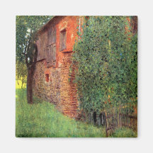 Bauernhaus in der Kammer in Attersee durch Gustav  Kühlschrankmagnet