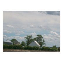 Bauernhof-Gebäude von South Dakota Visitenkartenvorlagen
