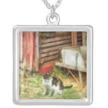 Bauernhof-Katze Halsketten