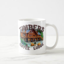 Bauholz-Kaffee-Häuschen Teetasse