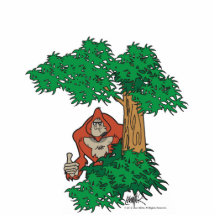 Baum, der Sasquatch Foto-Skulptur späht Foto Figur