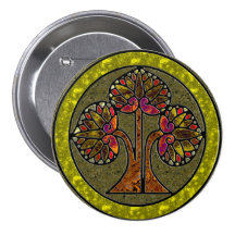 Baum des Lebens (Swag-Knopf) Buttons