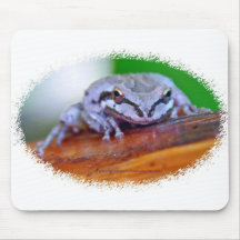 Baum-Frosch auf Banane mousepad