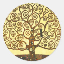 Baum Gustav Klimt der Leben-Aufkleber