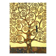 Baum Gustav Klimt der Leben-Einladungen